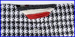 MONCLER GAMME BLEU Knit Houndstooth Sweater Polo MEDIUM ITALY $670