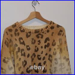 MOTHER The Jumper Shady Cat Pullover Sweater Women Size Medium