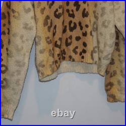 MOTHER The Jumper Shady Cat Pullover Sweater Women Size Medium