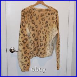 MOTHER The Jumper Shady Cat Pullover Sweater Women Size Medium