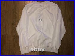 MSGM Men's Sweater Jumper, White Size Medium Tempodicambiare BNWT RRP £300