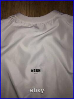 MSGM Men's Sweater Jumper, White Size Medium Tempodicambiare BNWT RRP £300