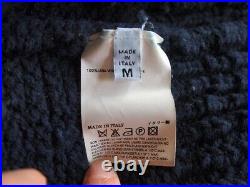 Maison Martin Line 10 Margiela mens navy wool shawl collar sweater MED good cond