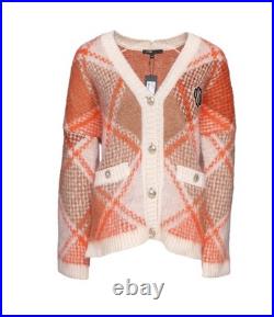 Maje Women's Cardigan Size 2 / M Fluffy MFPCA00308