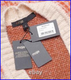 Maje Women's Cardigan Size 2 / M Fluffy MFPCA00308
