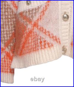 Maje Women's Cardigan Size 2 / M Fluffy MFPCA00308 Maje Women's Cardigan Size 2 / M Fluffy MFPCA00308