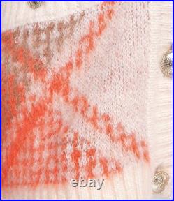 Maje Women's Cardigan Size 2 / M Fluffy MFPCA00308 Maje Women's Cardigan Size 2 / M Fluffy MFPCA00308