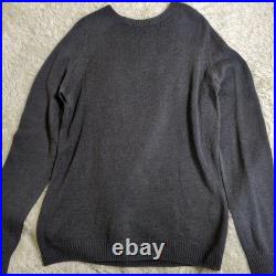 Margaret Howell Linen Cotton Silk Crewneck Sweater Gray M Men's Japan F/S Margaret Howell Linen Cotton Silk Crewneck Sweater Gray M Men's Japan F/S