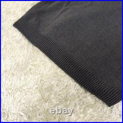 Margaret Howell Linen Cotton Silk Crewneck Sweater Gray M Men's Japan F/S