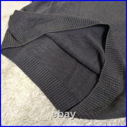 Margaret Howell Linen Cotton Silk Crewneck Sweater Gray M Men's Japan F/S