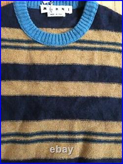 Marni Mens Sweater Size 48 Medium Wool/mohair Multi