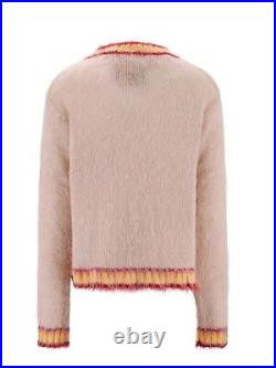 Marni contrast edging mohair sweater
