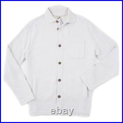 Maurizio Baldassari Knit Cotton Cardigan Sweater-Jacket M (Eu 50) NWT Overshirt