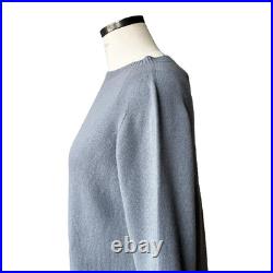 Max Mara Powder Light Blue Wool and Cashmere Jumper Sweater Size M