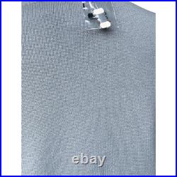 Max Mara Powder Light Blue Wool and Cashmere Jumper Sweater Size M