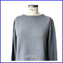 Max Mara Powder Light Blue Wool and Cashmere Jumper Sweater Size M