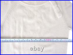 Max Mara Studio Women's Designer White Cashmere Wool Sweater Jumper Medium