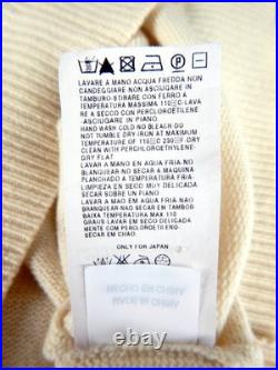 Max Mara Studio Women's Designer White Cashmere Wool Sweater Jumper Medium