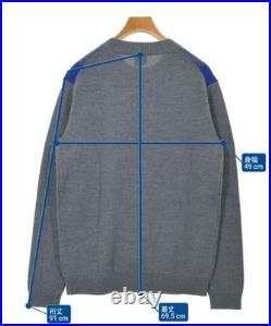 McQ Sweaters GrayxBluexBlack M 2200601004041
