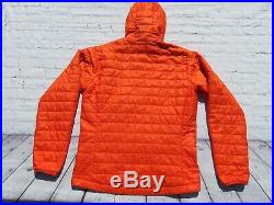 Men PATAGONIA Orange Nano Puff Primaloft Hooded Hoody Sweater Jacket Medium $249