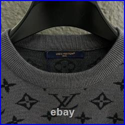 Men all logo Pullover sweater men black size M/L/XL