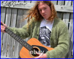 Men's New Cardigan Mohair Sweater Retro Reproduction Kurt Cobain Nirvana