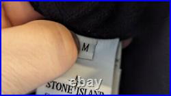 Men's Stone Island Black Sweatshirt Sweater Jumper Vgc Size Medium Genuine Proof