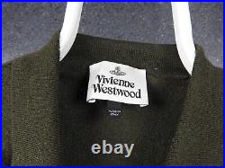 Men's Vivienne Westwood Lana Wool Sweater Jumper Knitted Polo Size M Medium