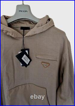 Mens BNWT PRADA overhead Hoodie/Jumper/Sweater/Fleece Size XXL/XL. RRP £650