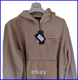 Mens BNWT PRADA overhead Hoodie/Jumper/Sweater/Fleece Size XXL/XL. RRP £650
