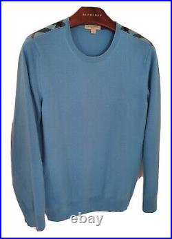 Mens BRIT by BURBERRY merino wool jumper/sweater size medium. RRP £325
