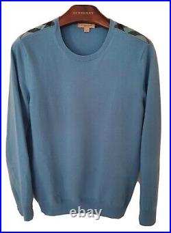 Mens BRIT by BURBERRY merino wool jumper/sweater size medium. RRP £325