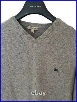 Mens BURBERRY merino wool jumper/sweater. Size small/medium. Immaculate RRP £325