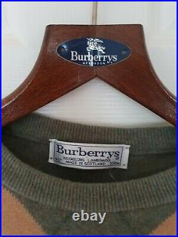 Mens BURBERRYS Jumper/Sweater size medium. Immaculate. RRP £325