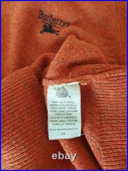 Mens BURBERRYS lambs wool jumper/sweater. Size 40 medium/large RRP £295