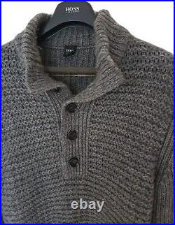 Mens HUGO BOSS Black label wool mix jumper/sweater. Size medium RRP £195