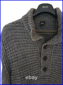 Mens HUGO BOSS Black label wool mix jumper/sweater. Size medium RRP £195
