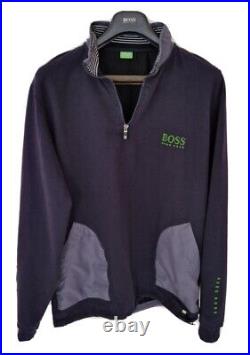 Mens HUGO BOSS GOLF Green label 1/4 zip Jumper/Sweater size 2XL/XL. RRP £225
