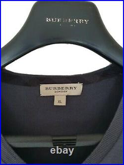 Mens LONDON by BURBERRY cotton Jumper/Sweater size large. Immaculate RRP £325