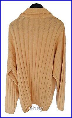 Mens LONDON by BURBERRY full zip cotton mix jumper/Sweater size XL RRP £325