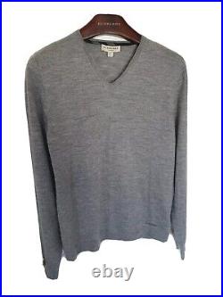 Mens LONDON by BURBERRY merino wool jumper/sweater size large/medium. RRP £325