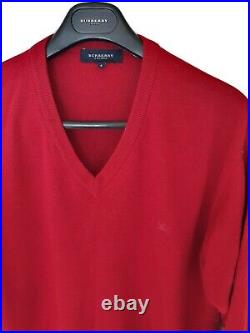 Mens LONDON by BURBERRY merino wool mix Jumper/Sweater size medium. RRP £325
