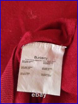 Mens LONDON by BURBERRY merino wool mix Jumper/Sweater size medium. RRP £325