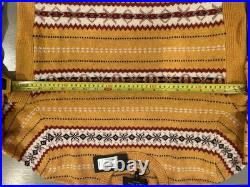 Mens NWT Rag & Bone New York Yellow Multi Color Wesley Fairisle Crew Sweater, M