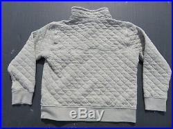 Mens PATAGONIA Organic Cotton Quilt Snap T Pullover Gray Sweater Medium $199