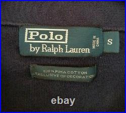 Mens POLO by RALPH LAUREN cardigan/jumper/sweater Size small/medium RRP £145