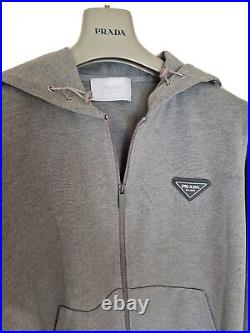 Mens PRADA Full zip Hoodie/Jumper/Sweater/Fleece Size XL 46 chest. RRP £1,650 Mens PRADA Full zip Hoodie/Jumper/Sweater/Fleece Size XL 46 chest. RRP £1,650