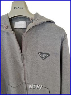 Mens PRADA Full zip Hoodie/Jumper/Sweater/Fleece Size XL 46 chest. RRP £1,650 Mens PRADA Full zip Hoodie/Jumper/Sweater/Fleece Size XL 46 chest. RRP £1,650