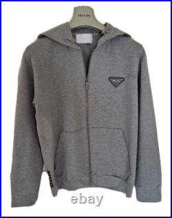 Mens PRADA Full zip Hoodie/Jumper/Sweater/Fleece Size XL 46 chest. RRP £1,650