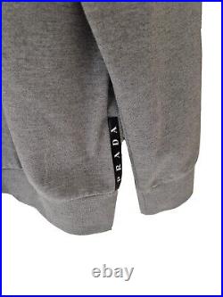 Mens PRADA Full zip Hoodie/Jumper/Sweater/Fleece Size XL 46 chest. RRP £1,650